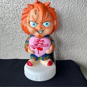 Chucky Valentines Day Blow Mold Decor light up Valentine's Day Horror Figure NWT